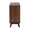 Baxton Studio Markell Mid-Century Modern Transitional Walnut Brown Finished Wood 6-Drawer Dresser 236-13270-ZORO - alternate 2